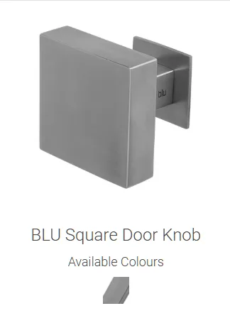 BLU Square Door Knob